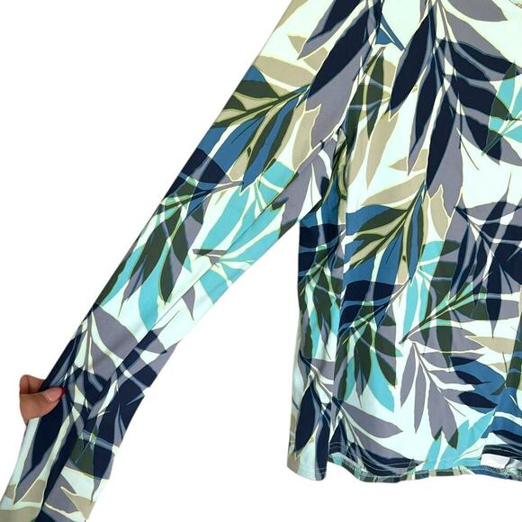 Hang Ten Women's Starfish Rashguard UV 50 Mint Size Small - Picture 3 of 12